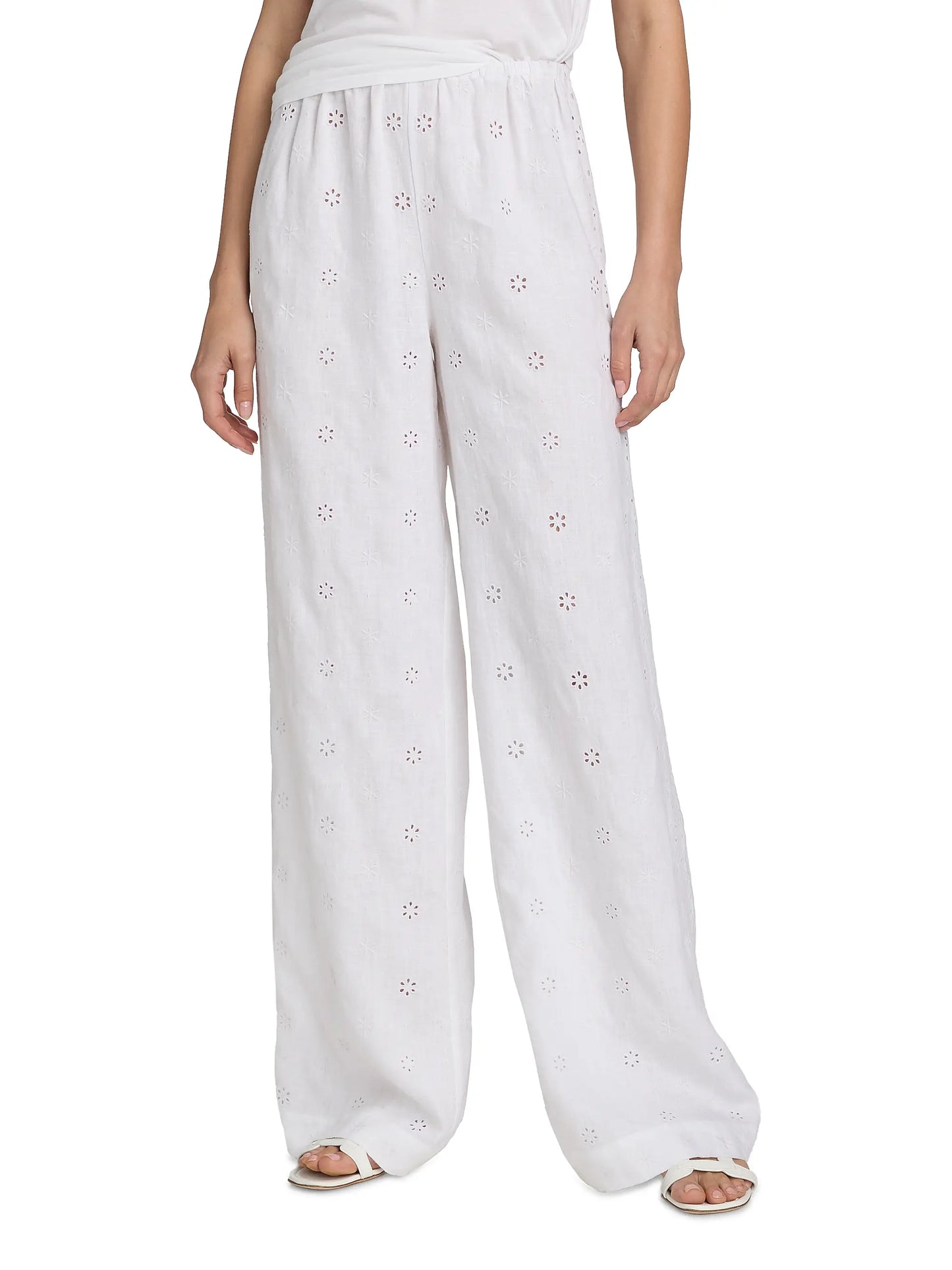 Love Shack Fancy - Cinna Pant in Optic White