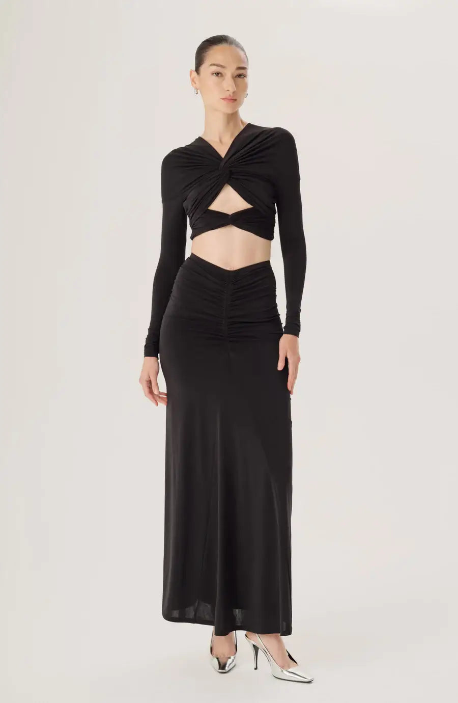 Ronny Kobo - Chase skirt in Jet Black dress San Francisco Ronny Kobo - Chase skirt in Jet Black dress San Francisco