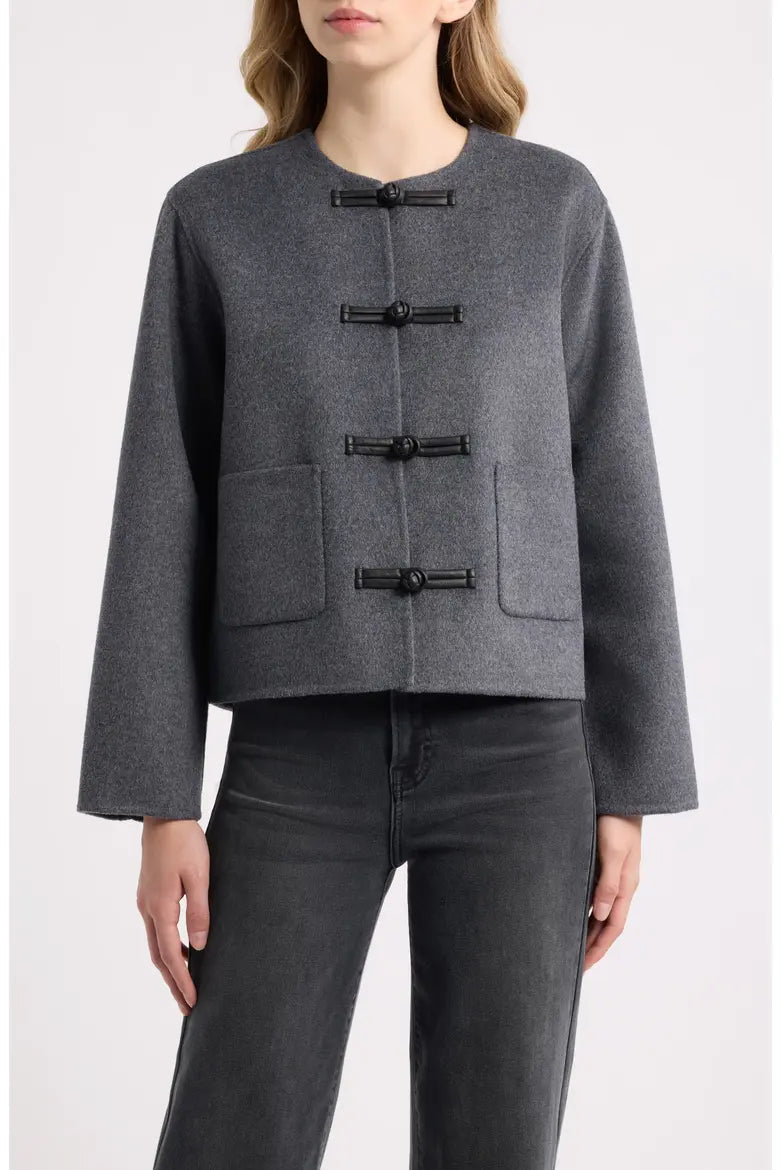 Rails - Deidre jacket in charcoal