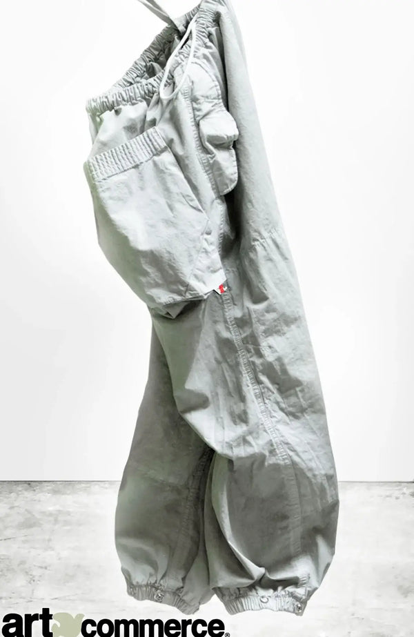 Freecity -outofsight Flap Snap poplin Jump Pant in Silver Plant