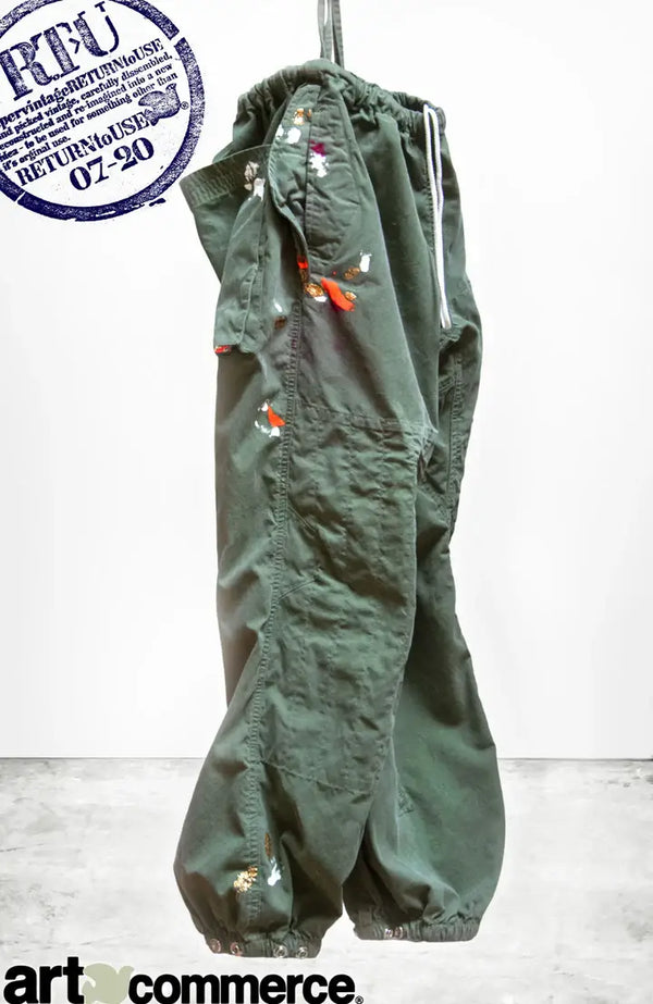Freecity - Flap Snap Supervintage Karate pant in RTU tent color green