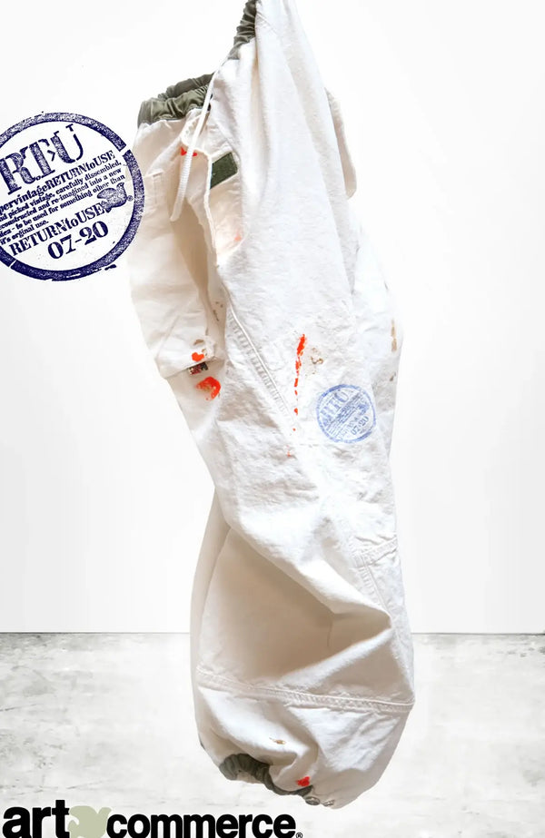 Freecity - Flap Snap RTU  pant in tarp white