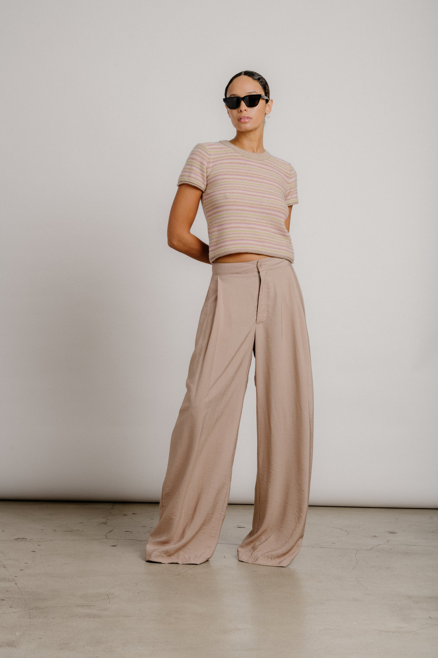 Sablyn - Jude tee in Dune Heather