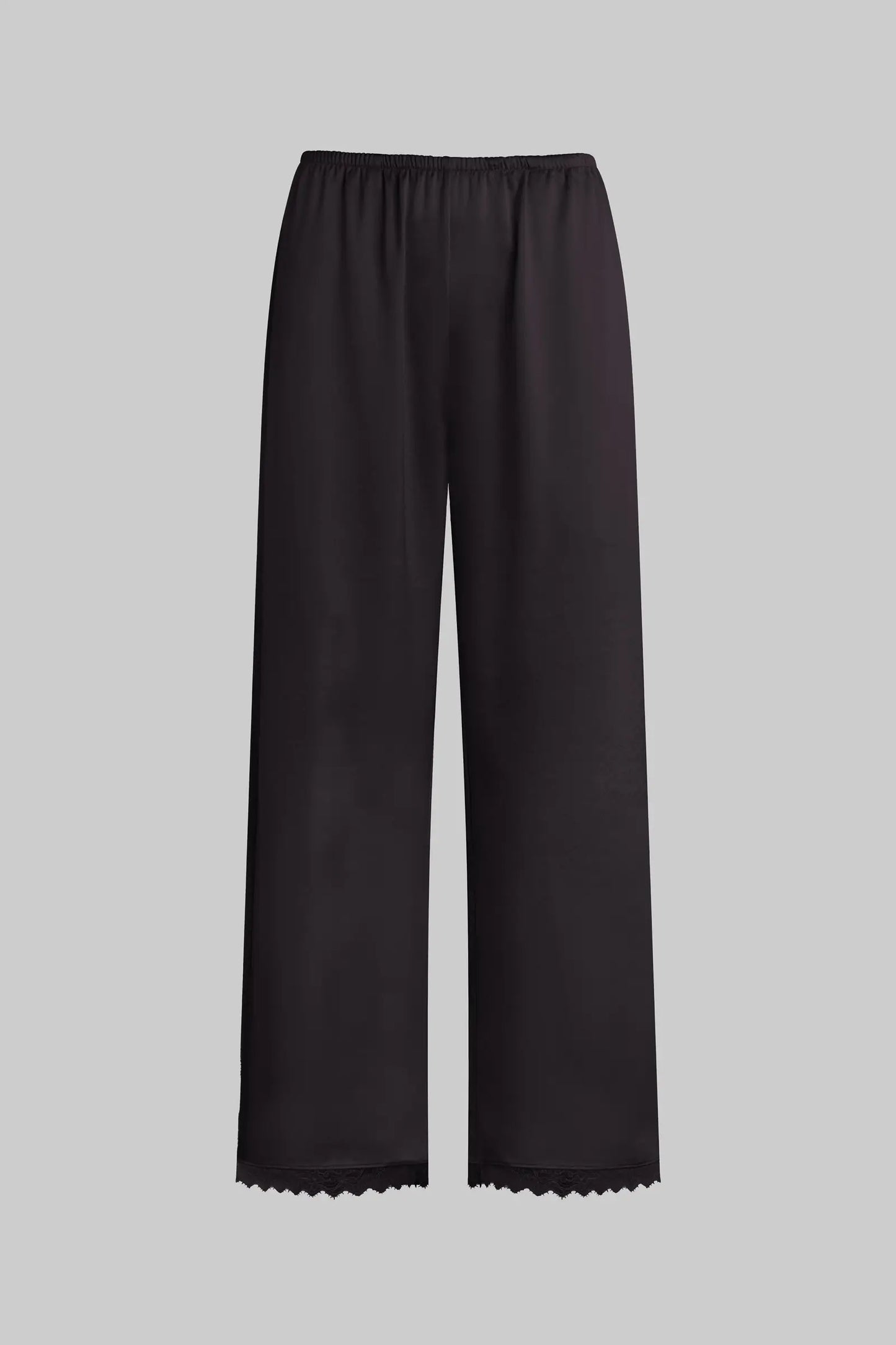 Leset - Barb Lace Crop Pant in Chocolate