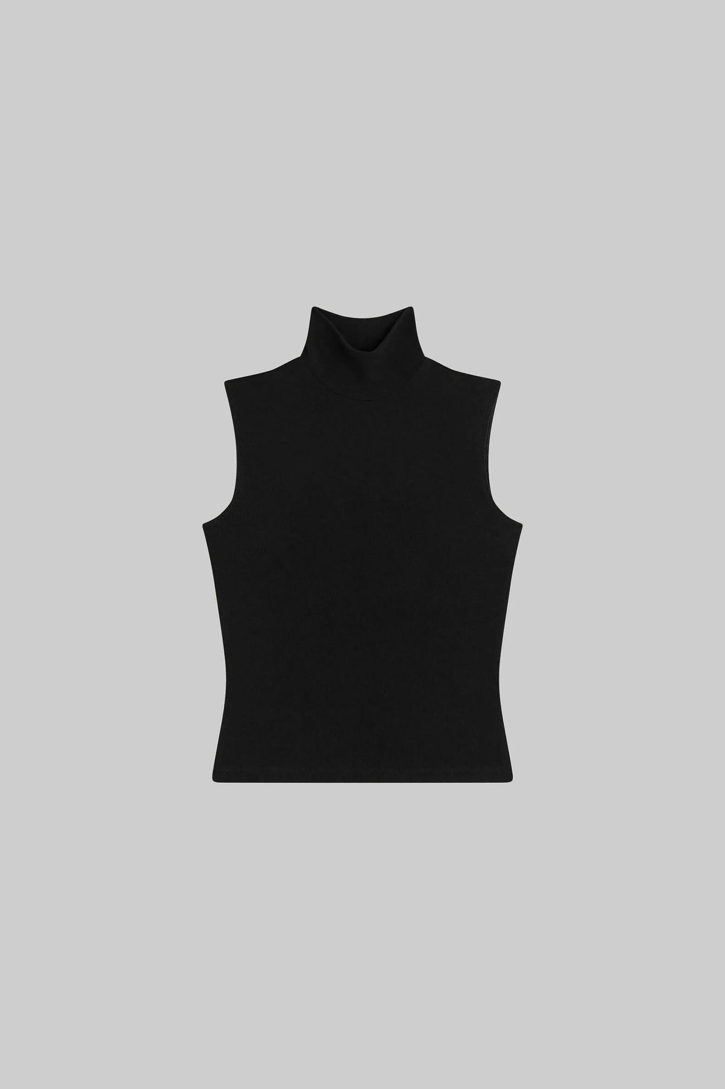 Leset - Lauren Sleeveless Turtleneck in black