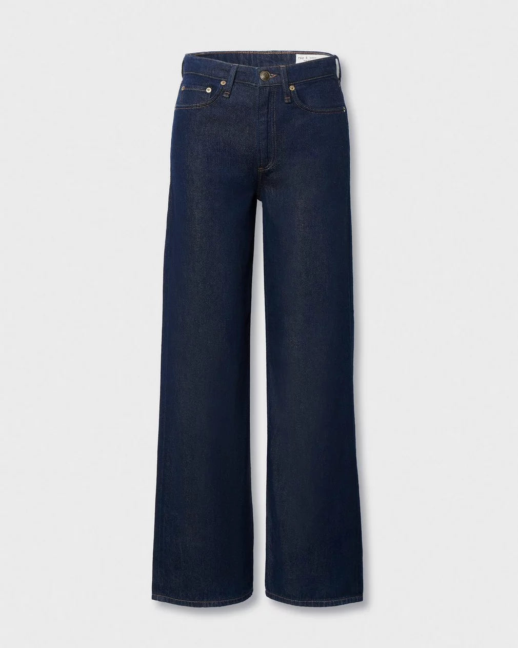Rag & Bone - Logan wide leg pant in featherweight dusk rinse