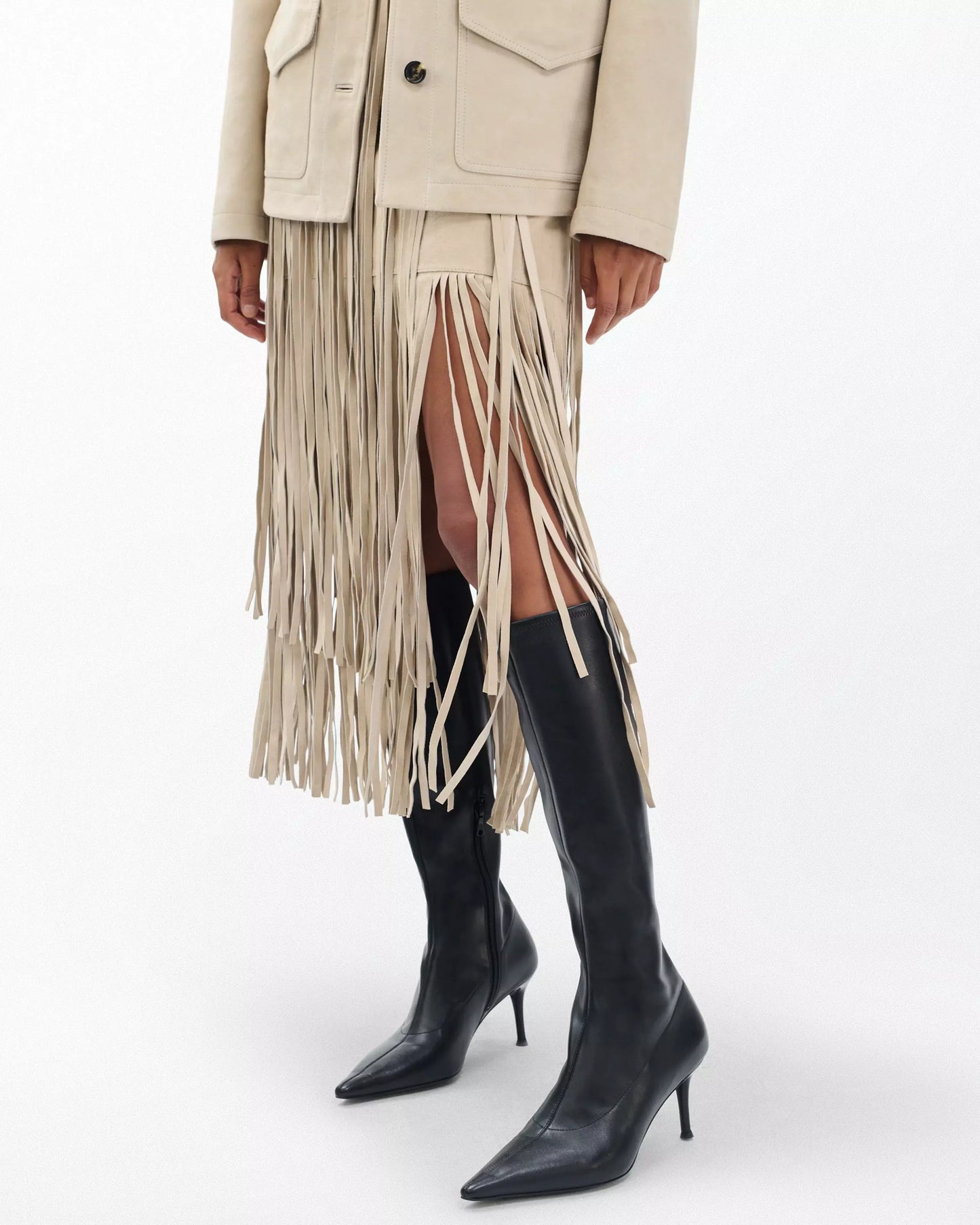 Rag & Bone - Mercer Knee high boot in black