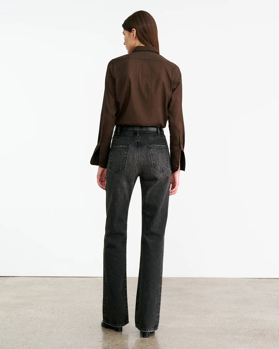 Nili Lotan - Joan jean in stone Black Wash