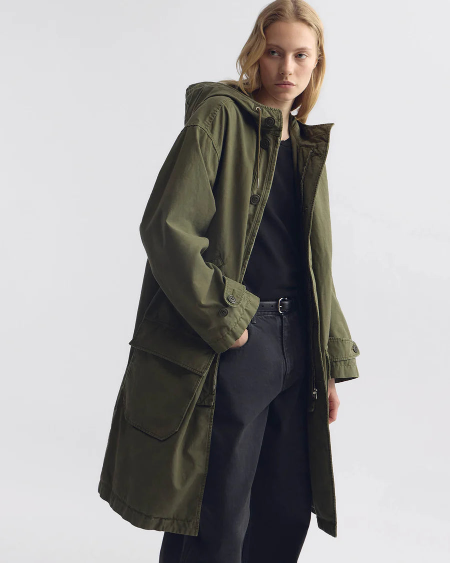 Nili Lotan - Delmar Parka in Dark Laurel