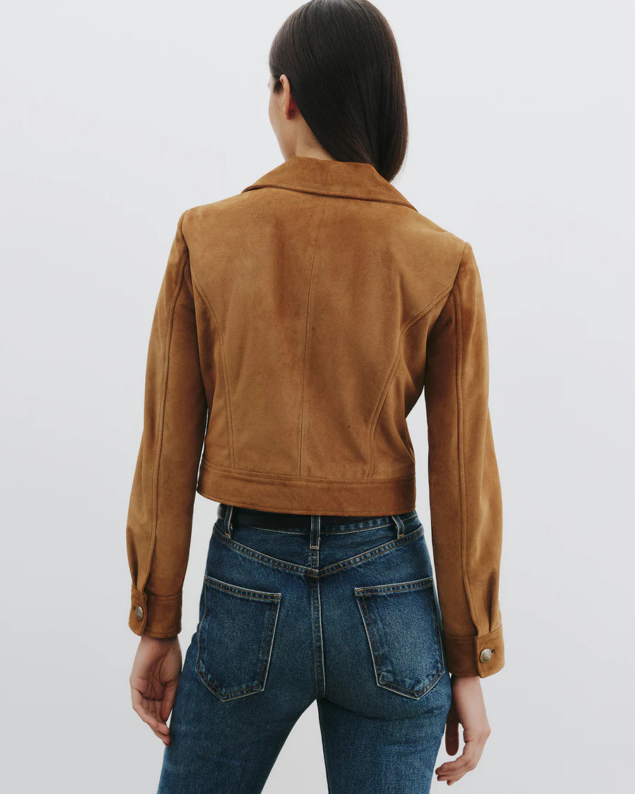 Nili Lotan - Cassidy suede Jacket in Matadora
