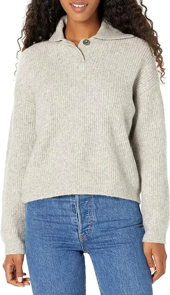 Velvet - Shay Sweater in Heather Gray