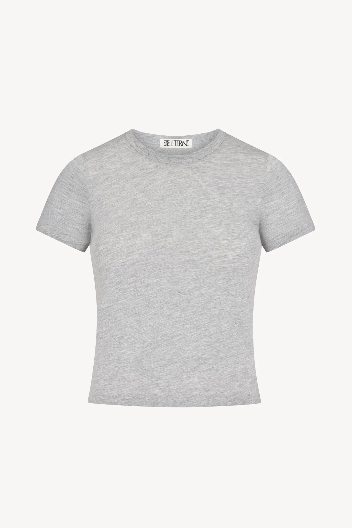 Eterne - Short Sleeve Baby Tee in Heather Grey