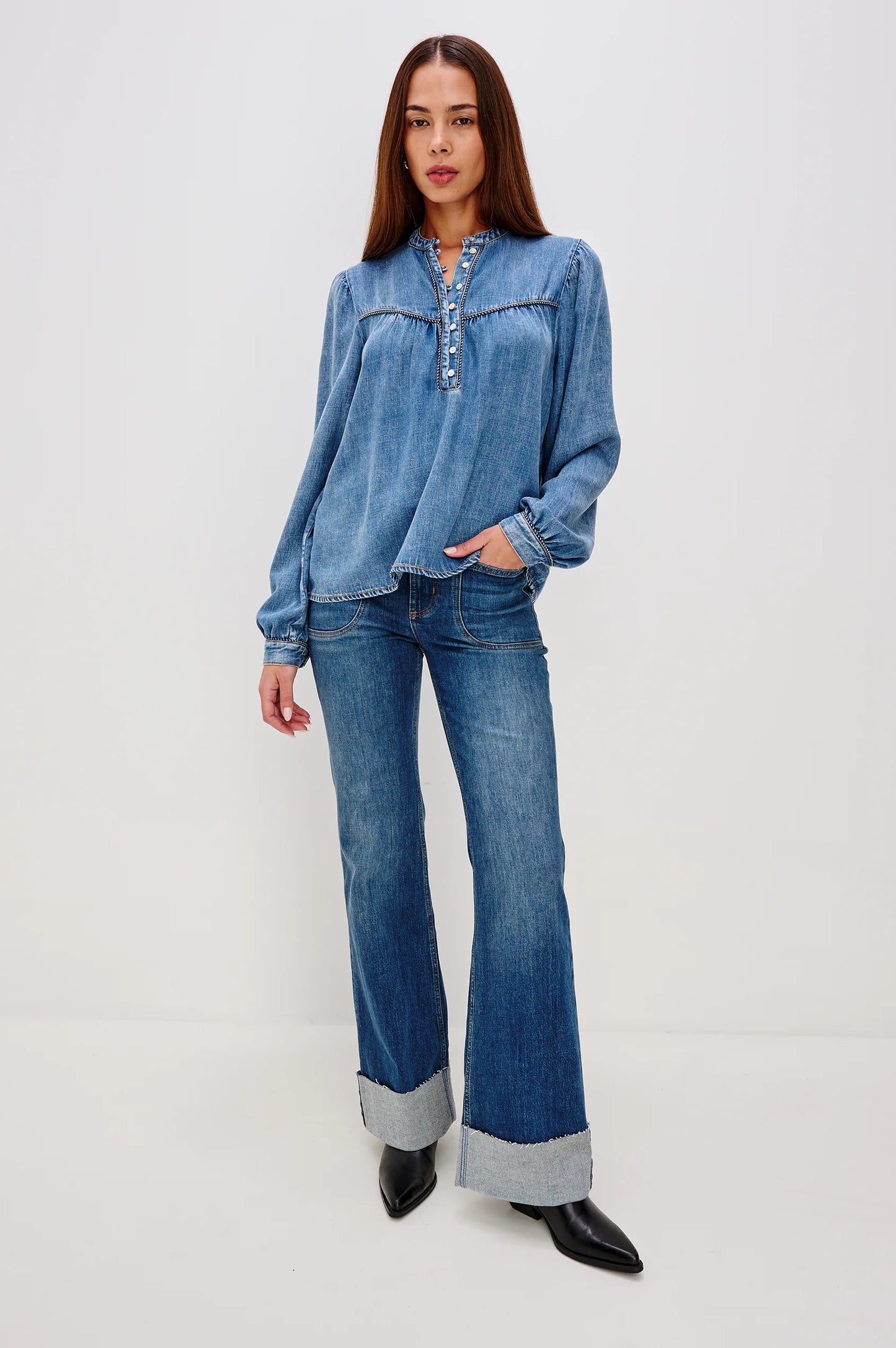 Rails - Sunna Top in Blue Stone