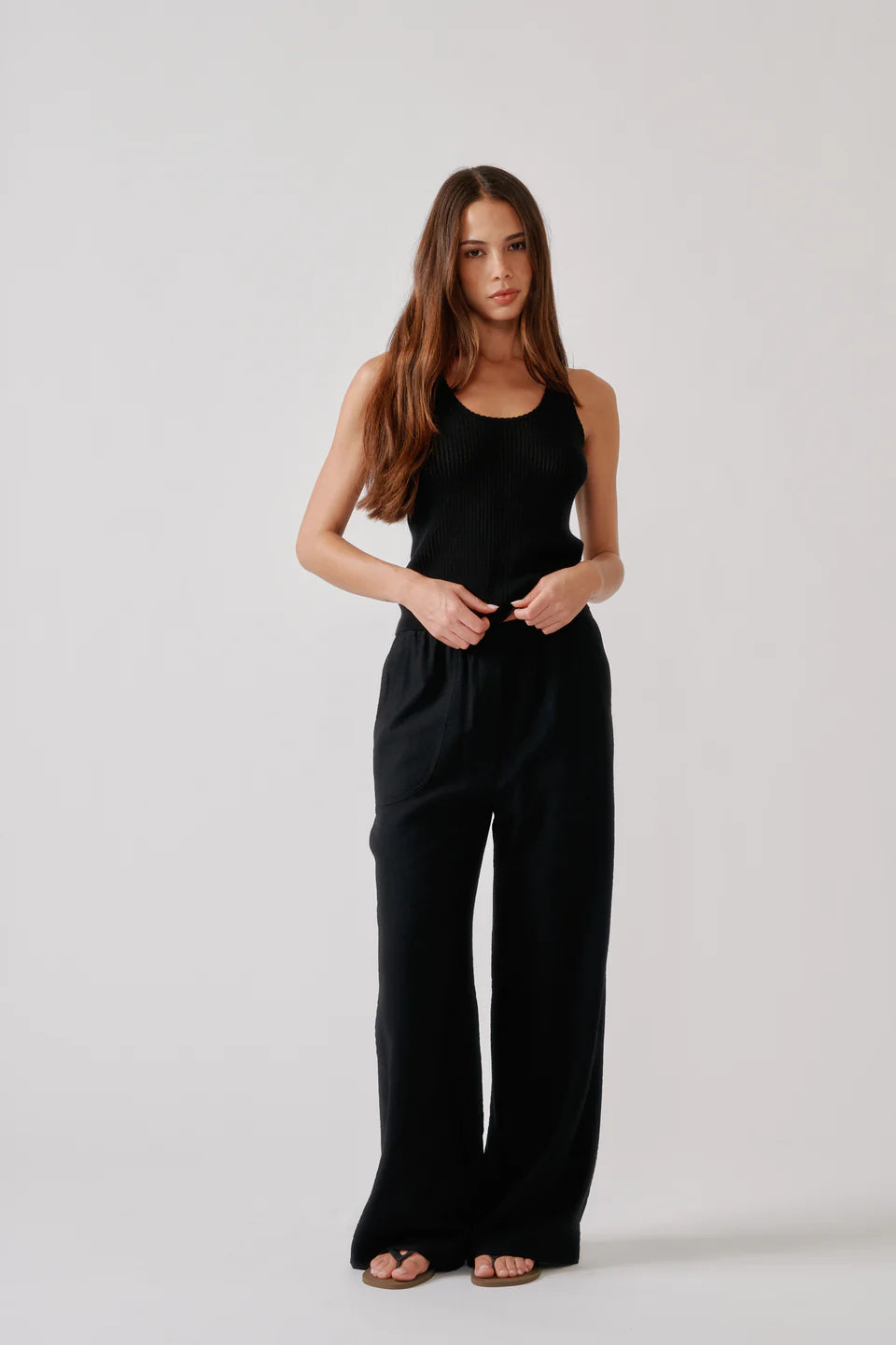 Sablyn - Lenon Utility pant in black
