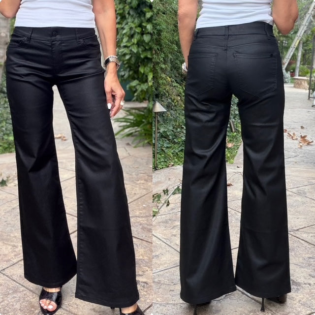 Bevy Flog - Sarah pant in black stripe