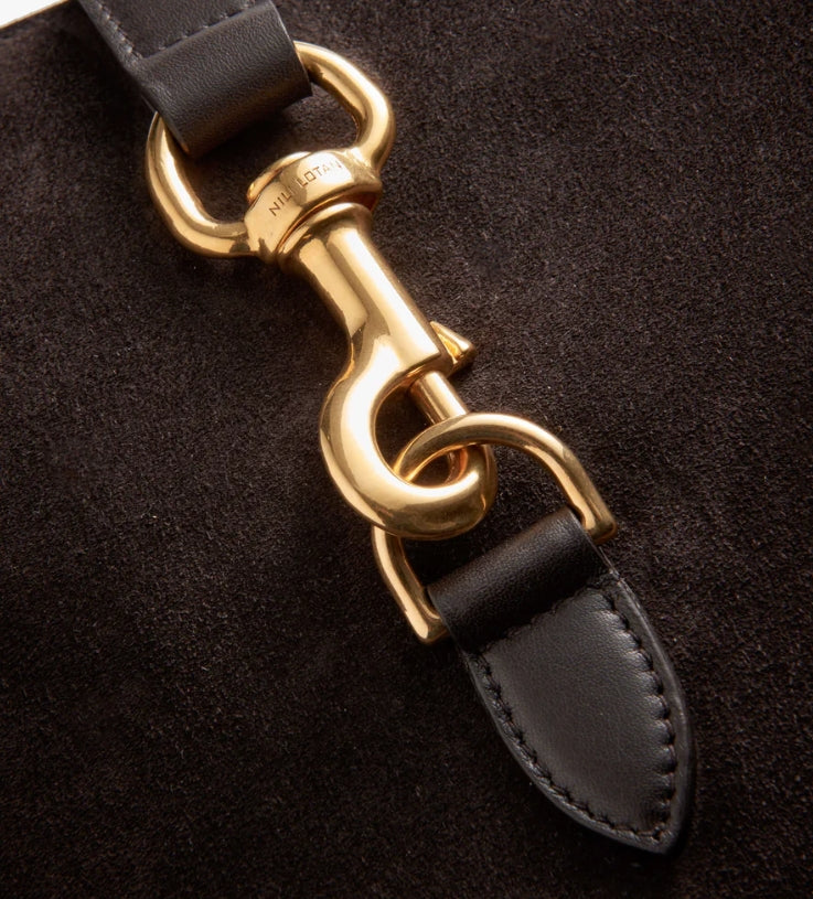 Nili Lotan - Anita Suede Bag in Espresso