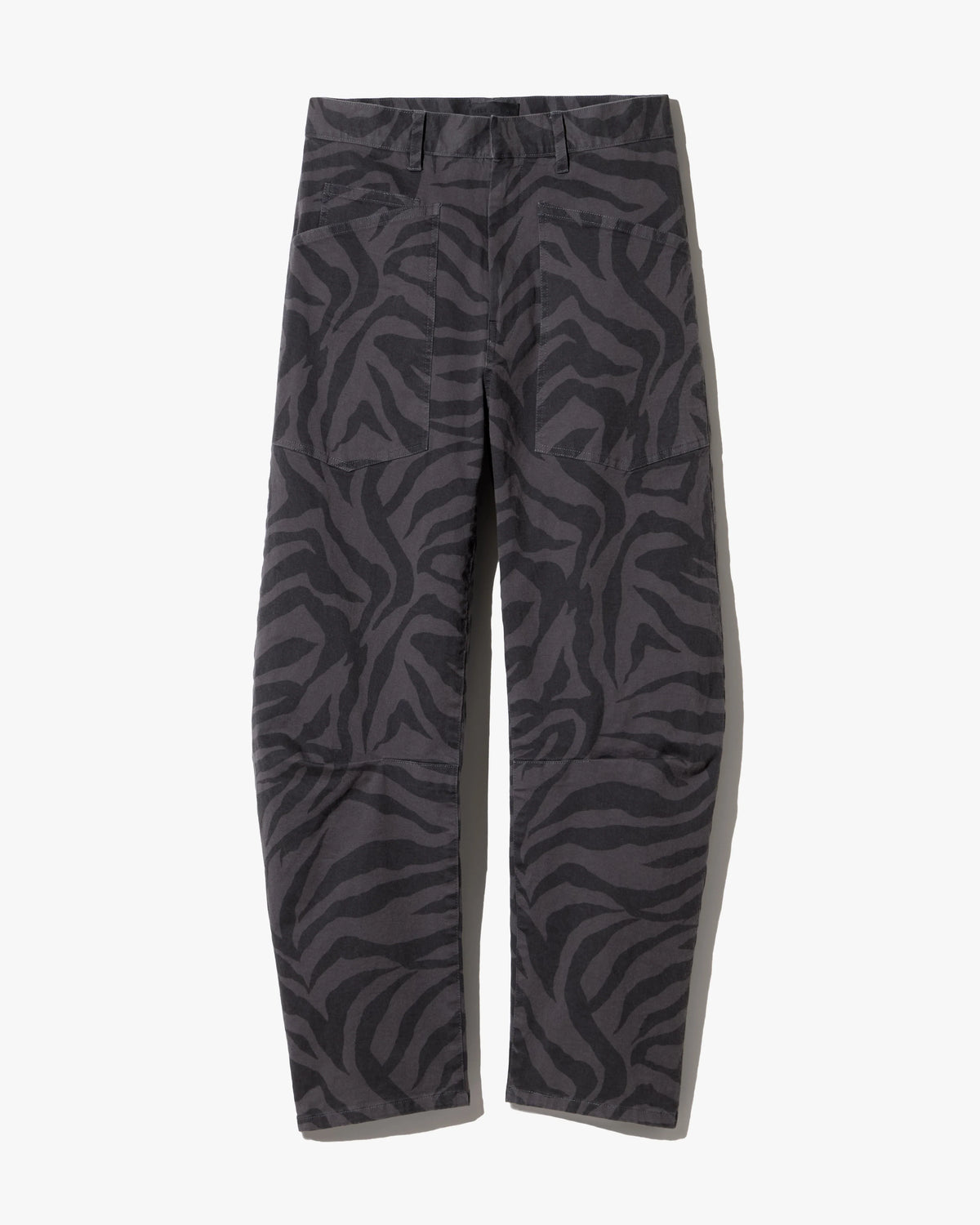 Nili Lotan Shon pant in Charcoal Zebra print