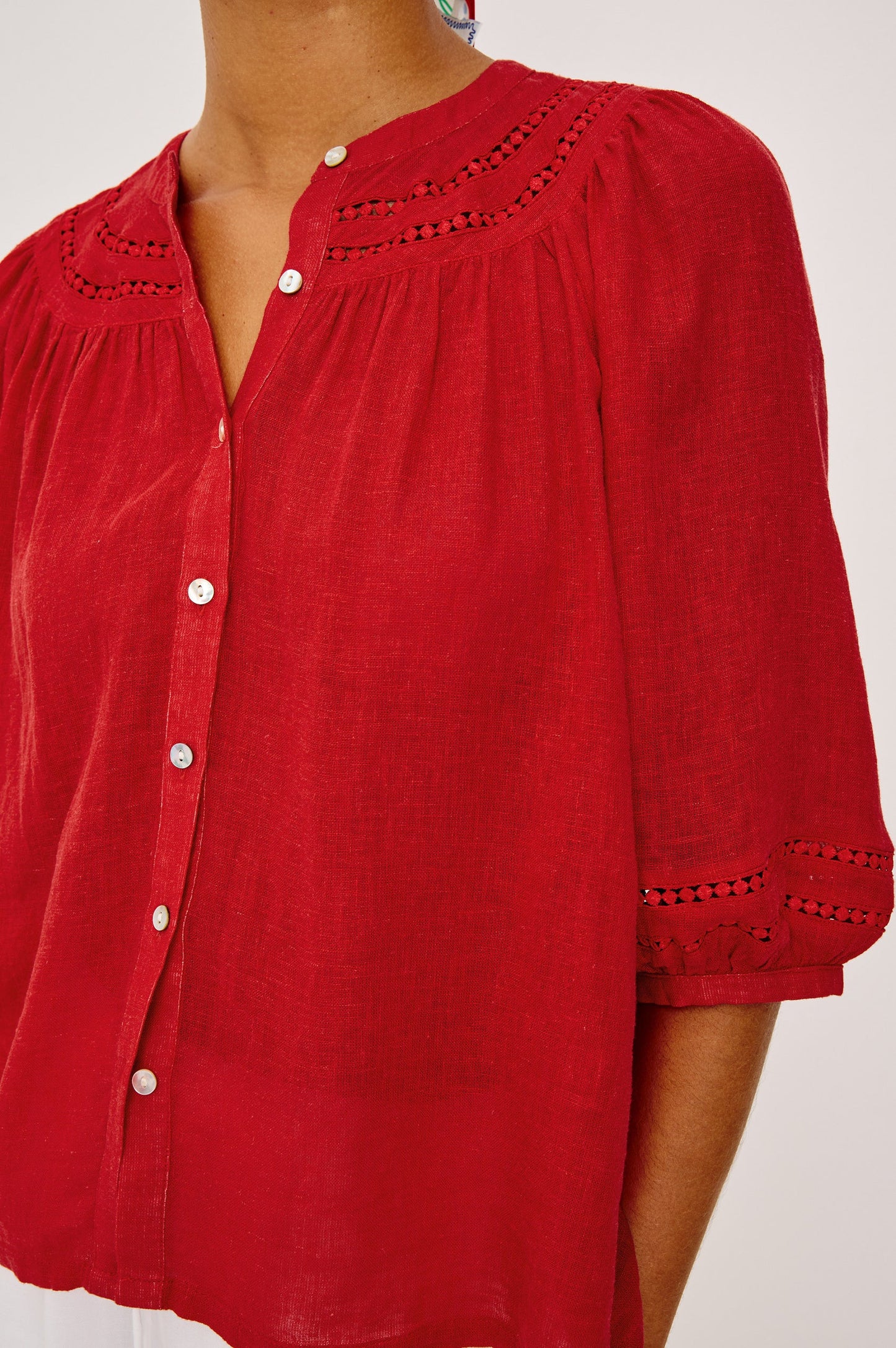 Rails - Theia Top in Tomato