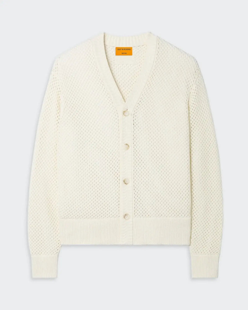 Guest In Residence - The Net Cardigan in Cream