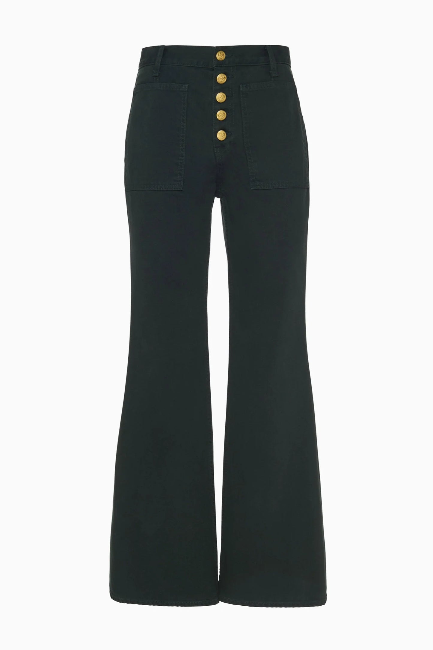 Ulla Johnson - Lou Button Up Jean in Hunter