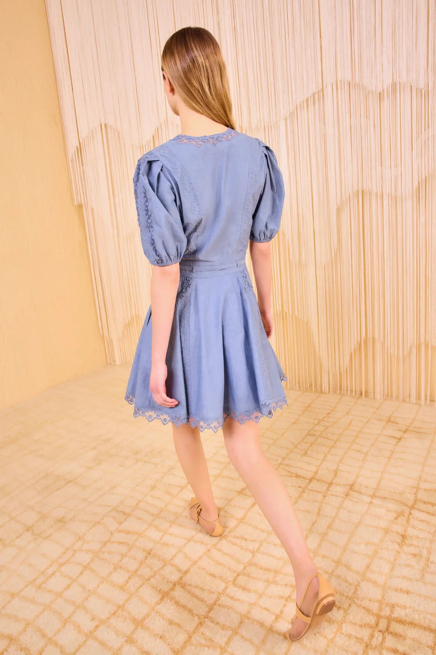 Ulla Johnson - Camila mini dress in chambray