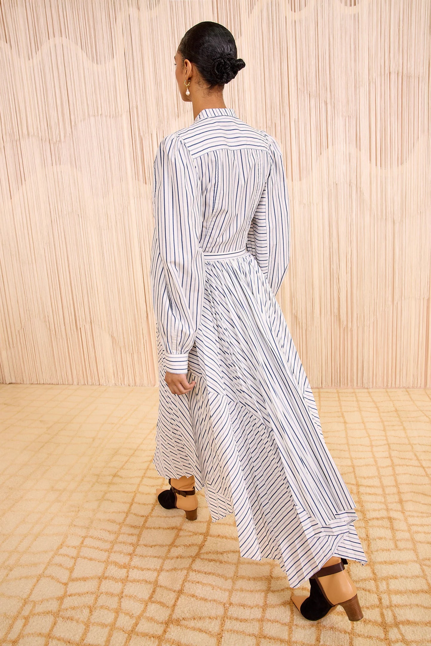 Ulla Johnson - Cybil blouse in Chalk Stripe