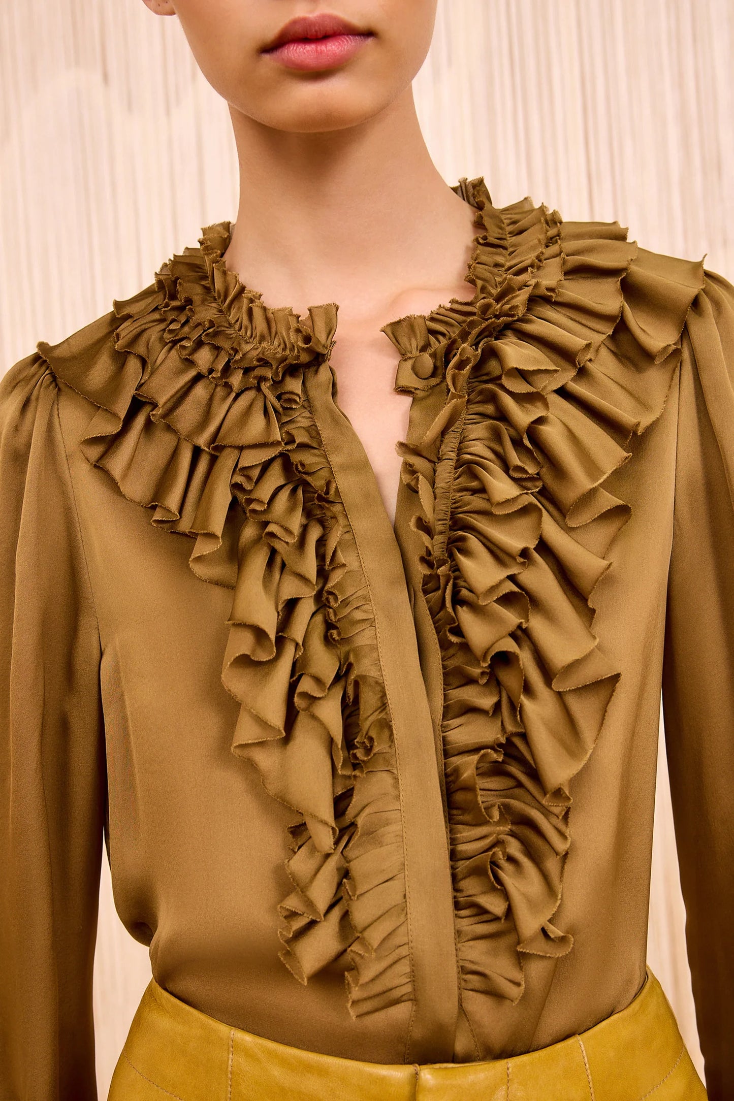 Ulla Johnson - Rouen silk blouse in willow