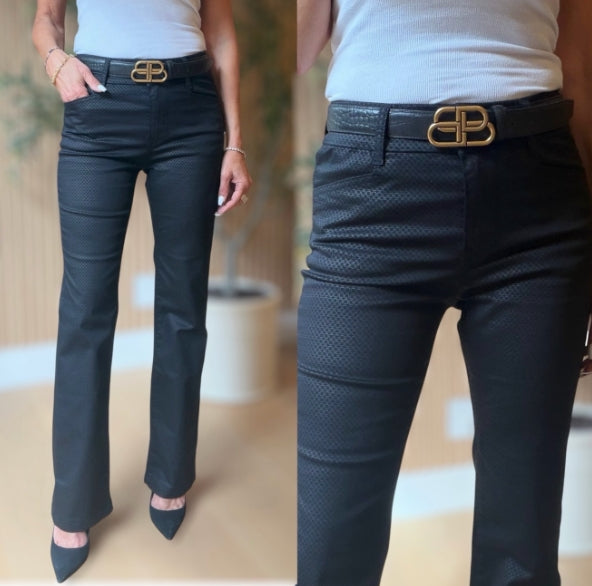 Bevy Flog - Novel Pant in Black Link