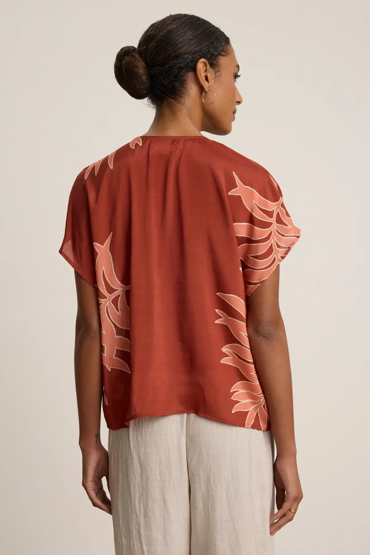 Velvet - Naomi top in Cedar