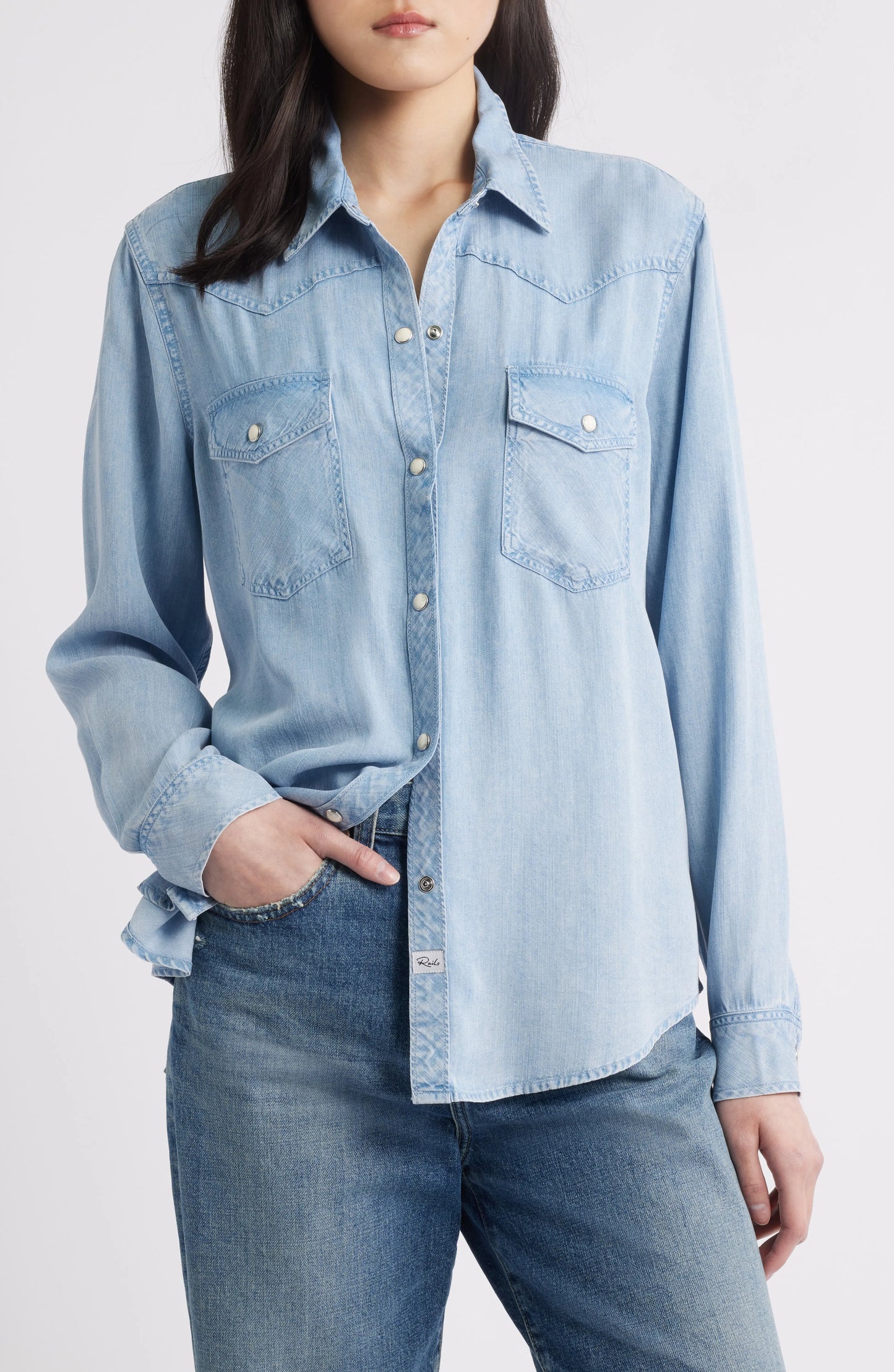 Rails - Remi Shirt in Medium Indigo