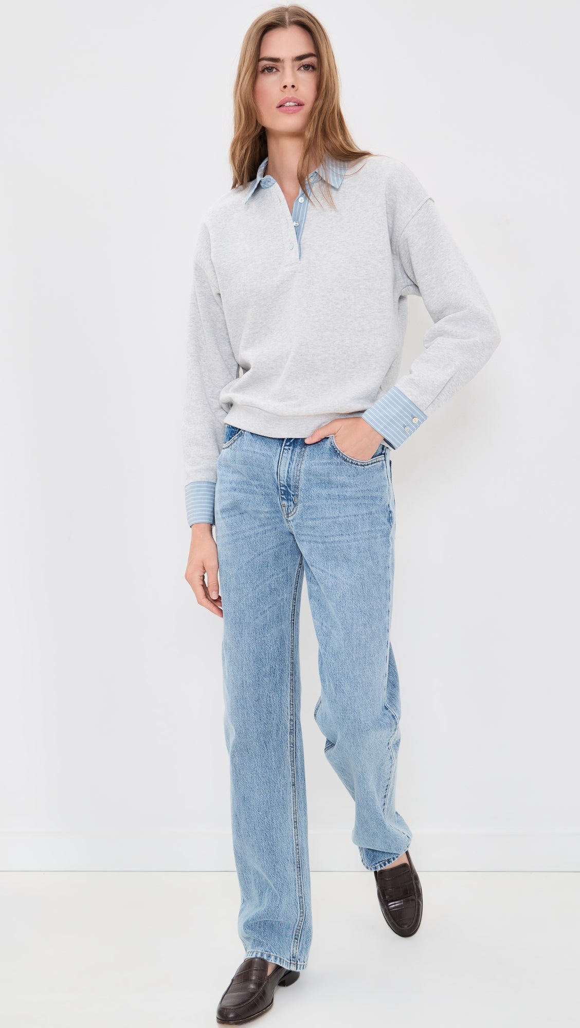 Rails - Zavier sweatshirt in heather grey
