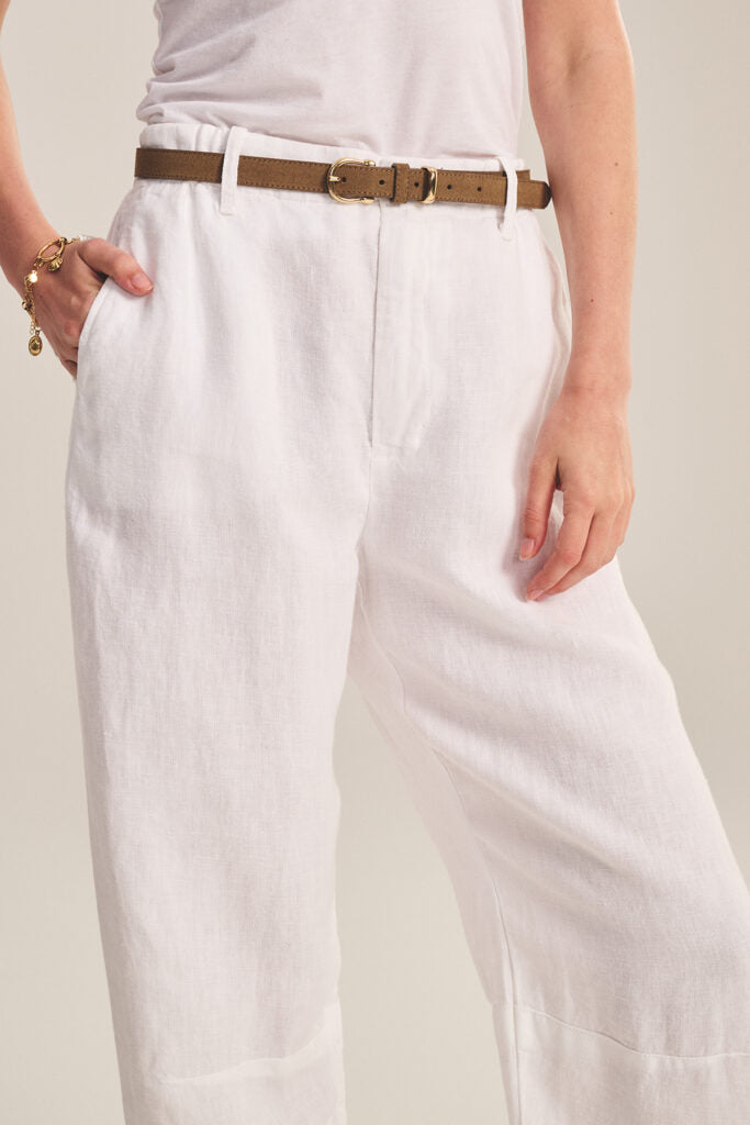 Velvet - Taylor Pant in White