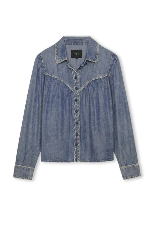 Rails - Campbell Chambray Shirt in Blue Ridge