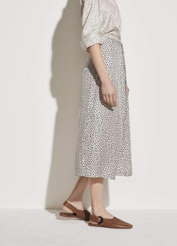 Vince polka shop dot skirt