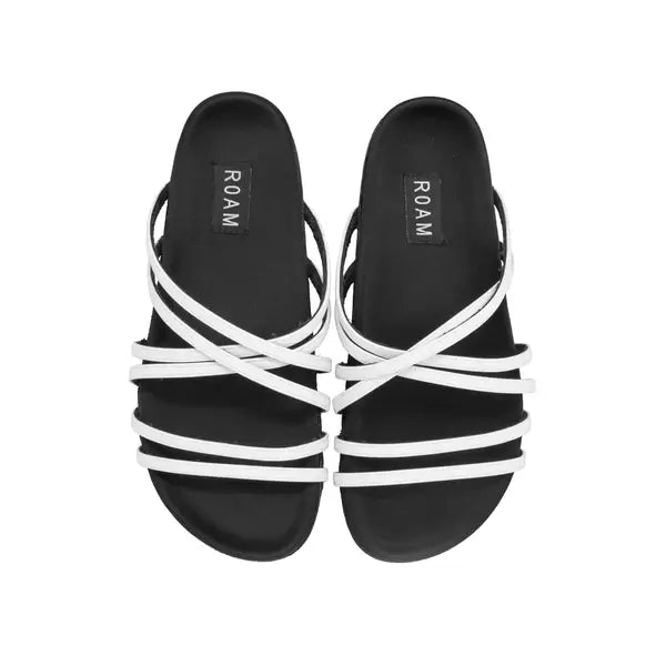 Roam X - Sandals in White  Vegan Leather