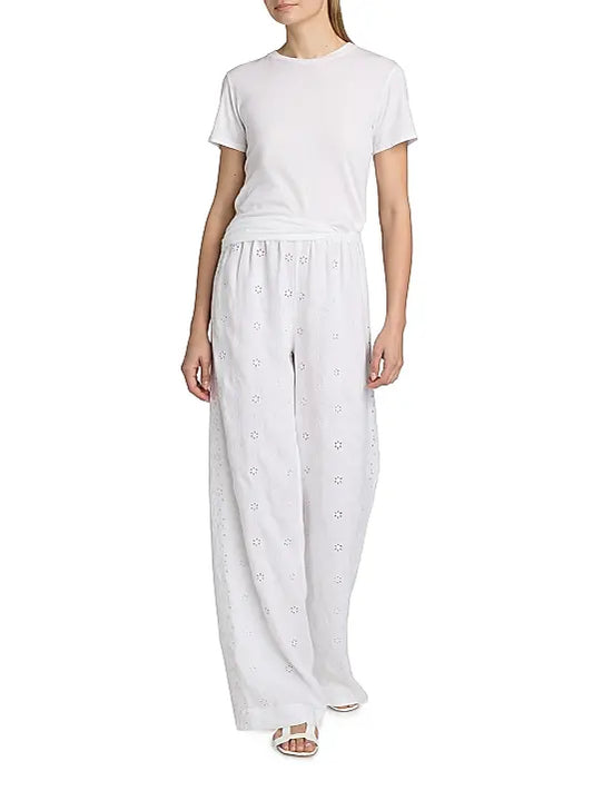 Love Shack Fancy - Cinna Pant in Optic White