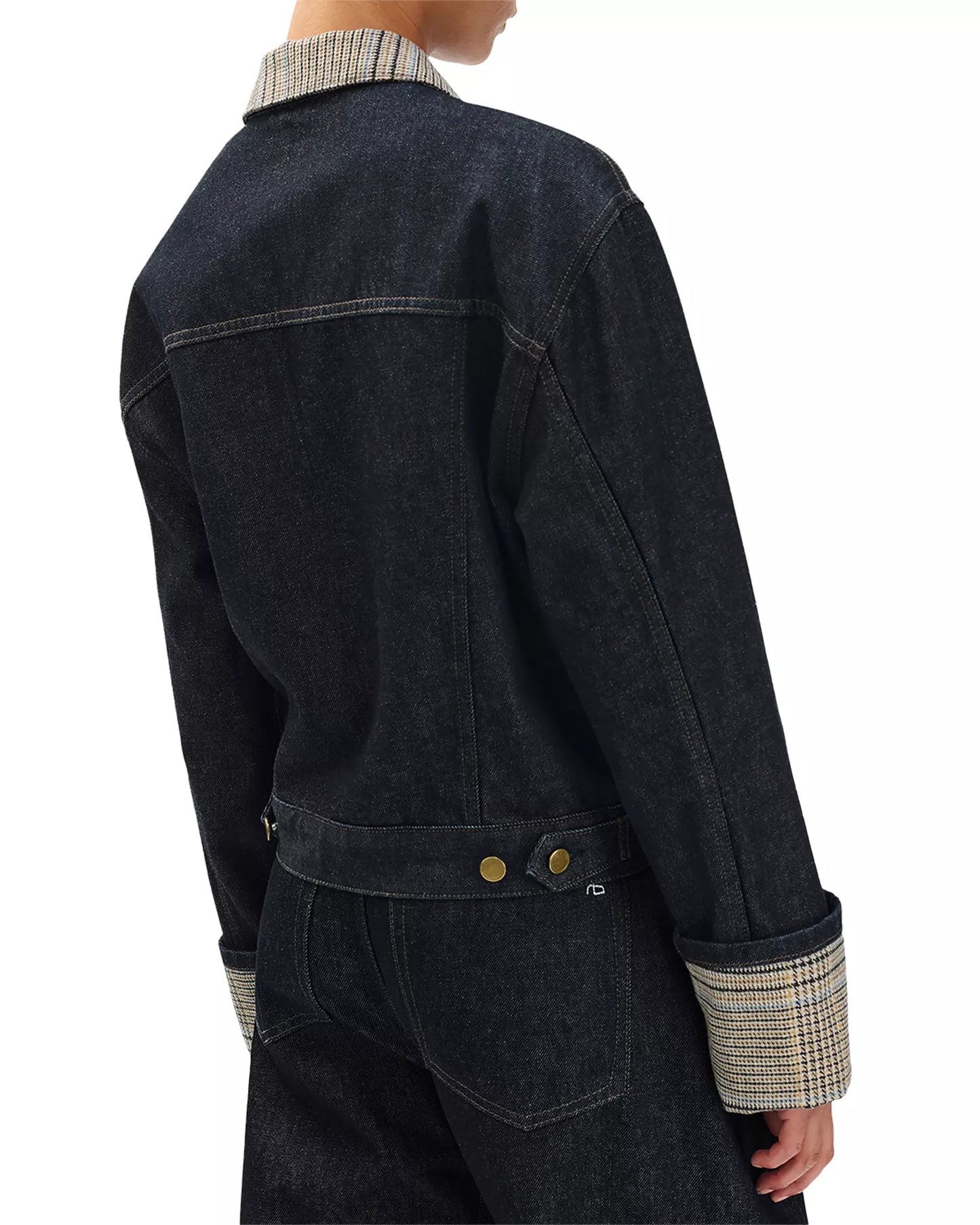 Rag & Bone - Harriet Denim Trucker Jacket in twilight rinse combo
