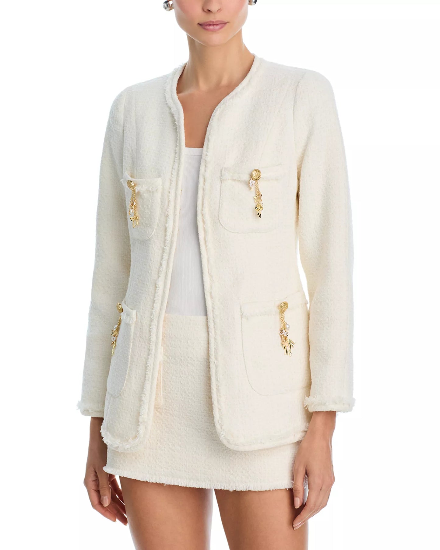 Love Shack Fancy - Adrina Jacket in Cream