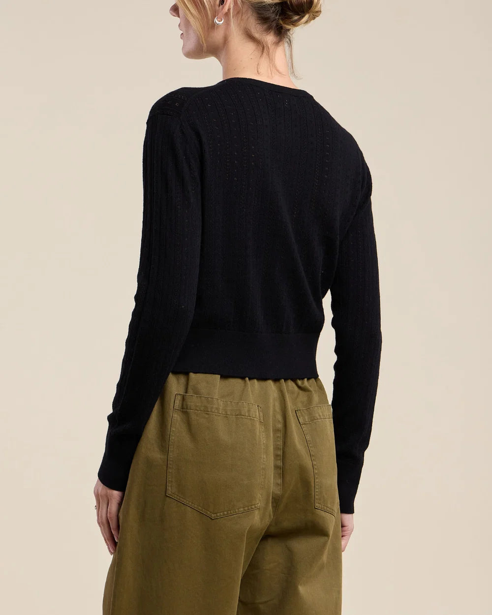 Velvet - Lavina Cardigan in black