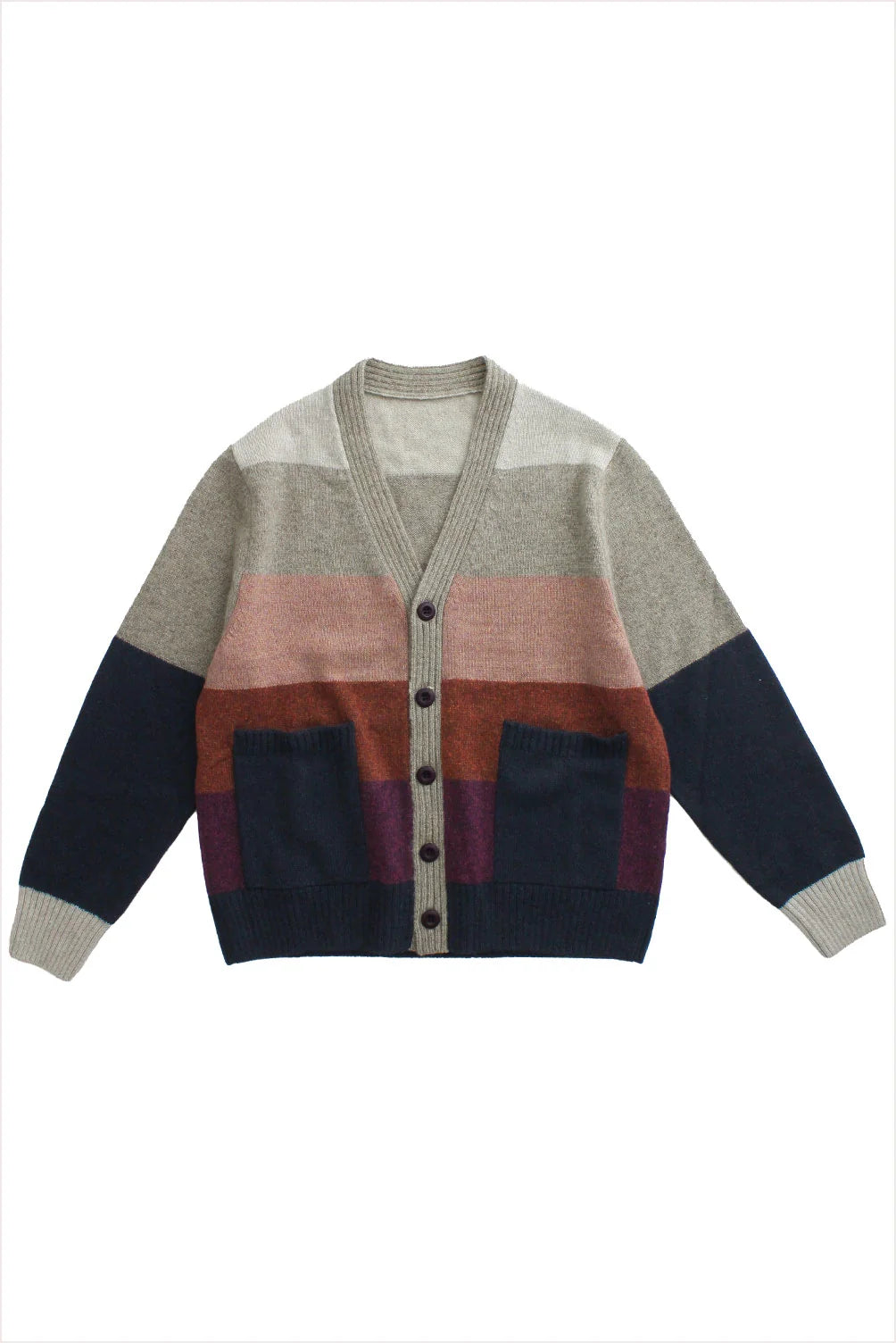 Freecity - cashmere lux supercolor pocket cardigan in mix up