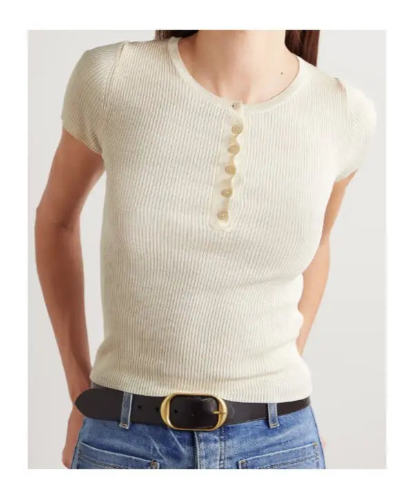 Nili Lotan - Francene Sweater in Ivory