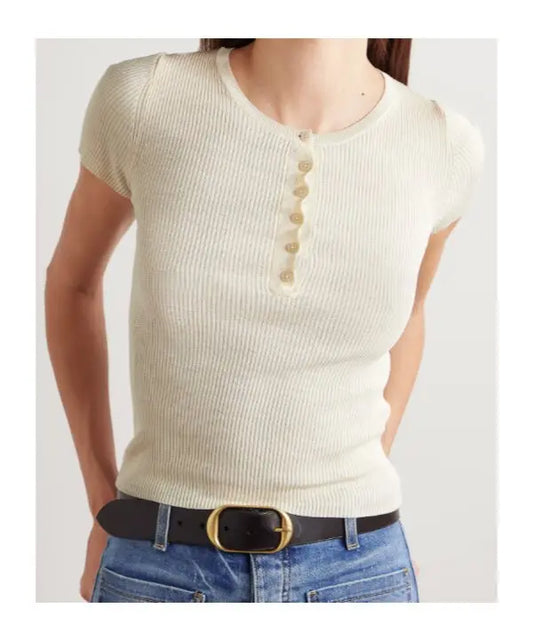 Nili Lotan - Francene Sweater in Ivory