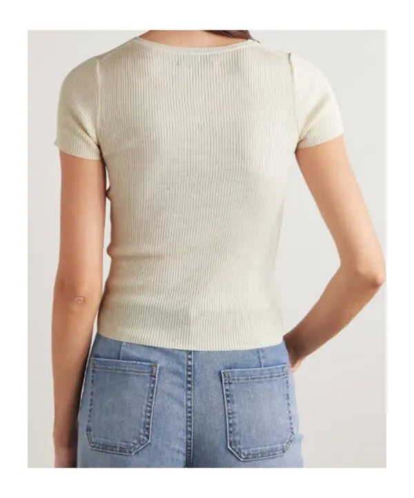 Nili Lotan - Francene Sweater in Ivory