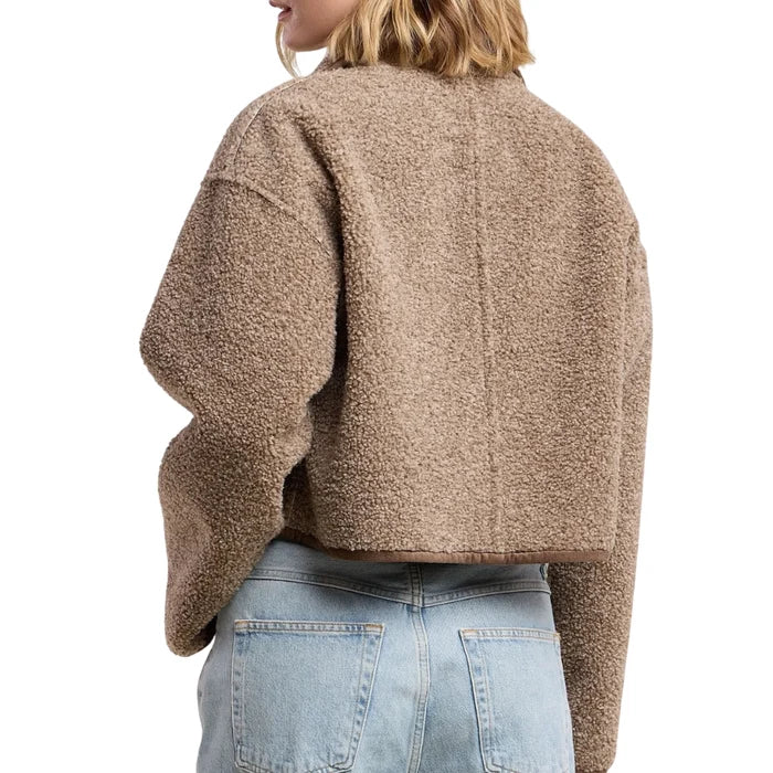 Velvet - Esme Reversible Jacket in Faded Coco