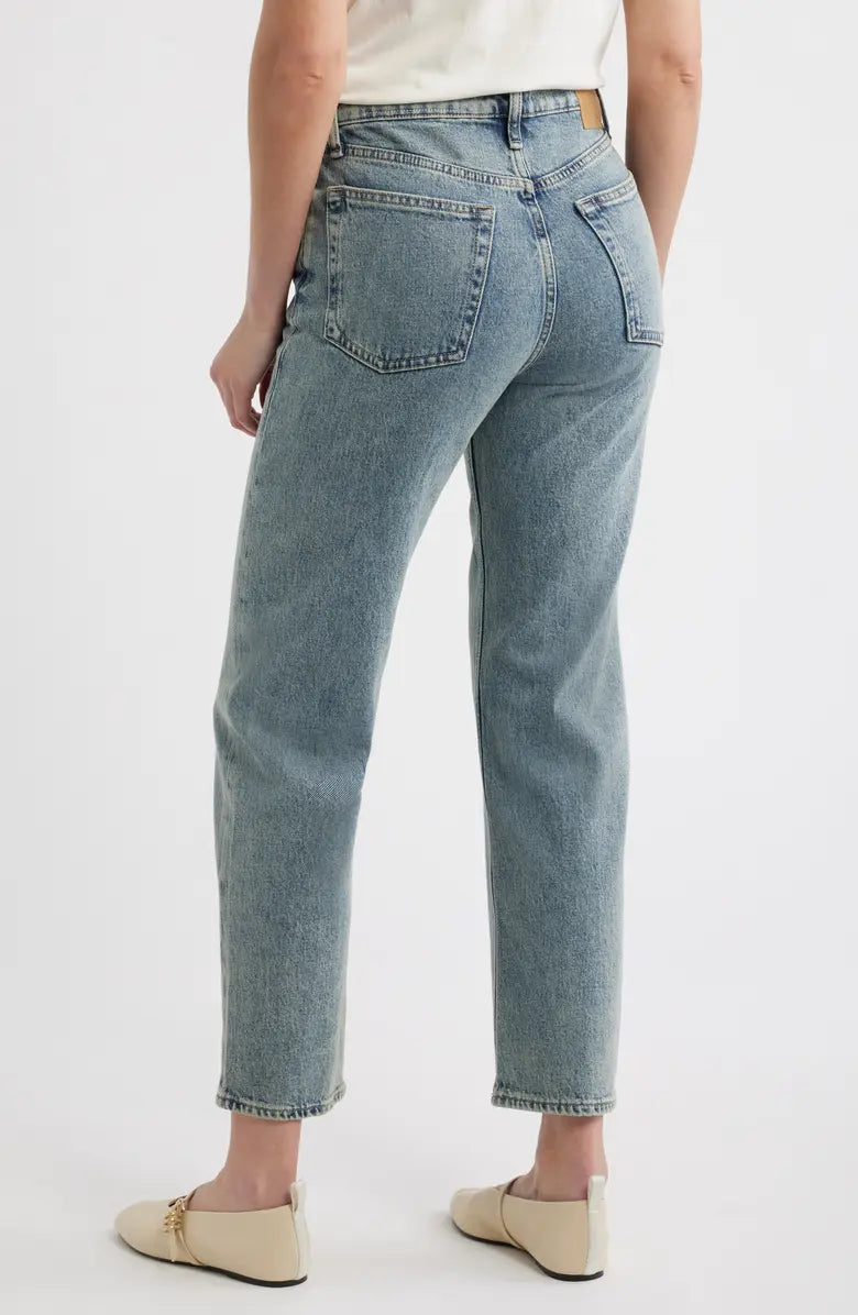 Rag & Bone - Harlow Mid rise jean ankle straight in Amity wash