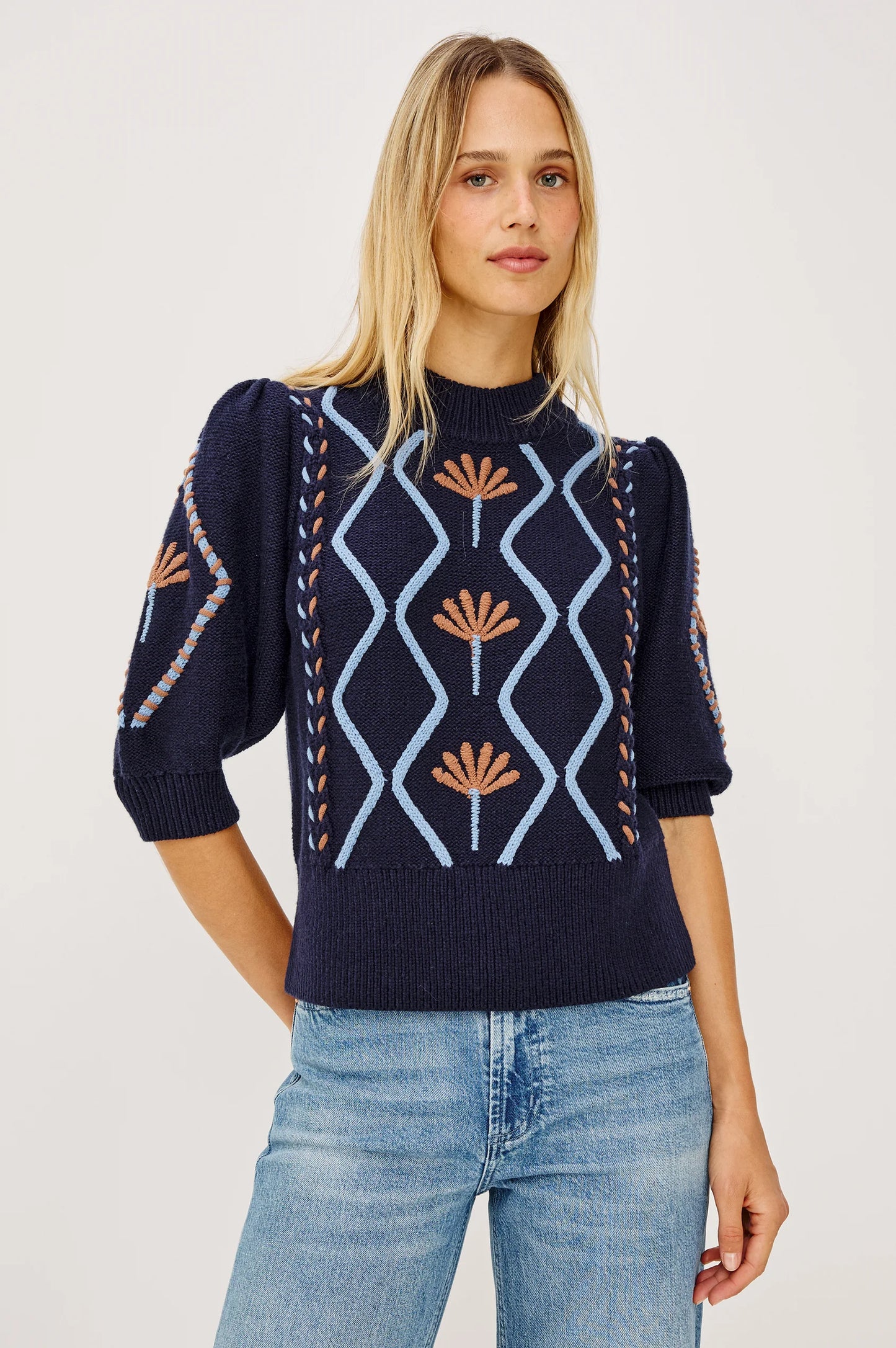 Rails - Addy Sweater in floral gables
