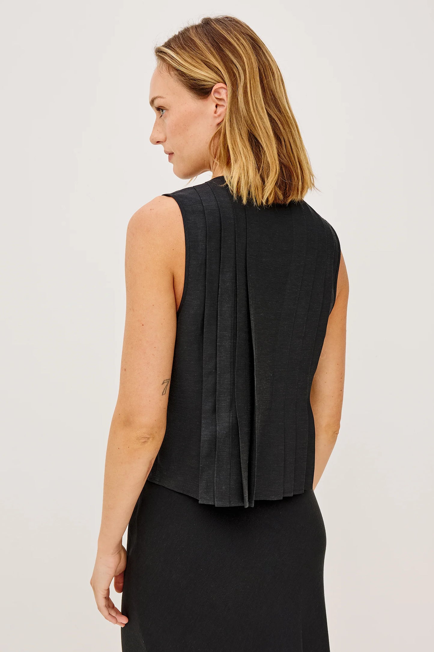 Rails - Aja top in Black Linen