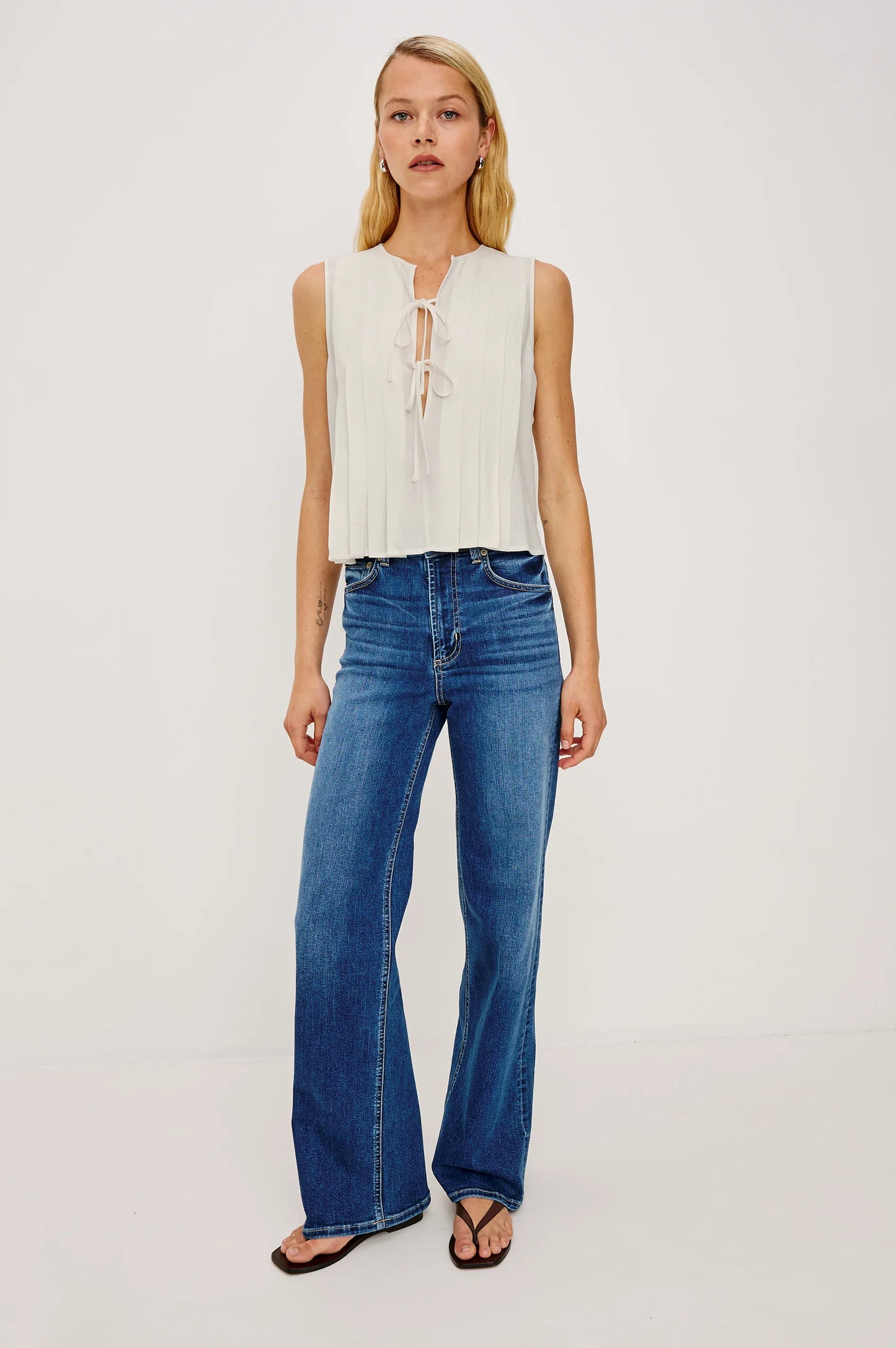 Rails - Aja top in Ivory