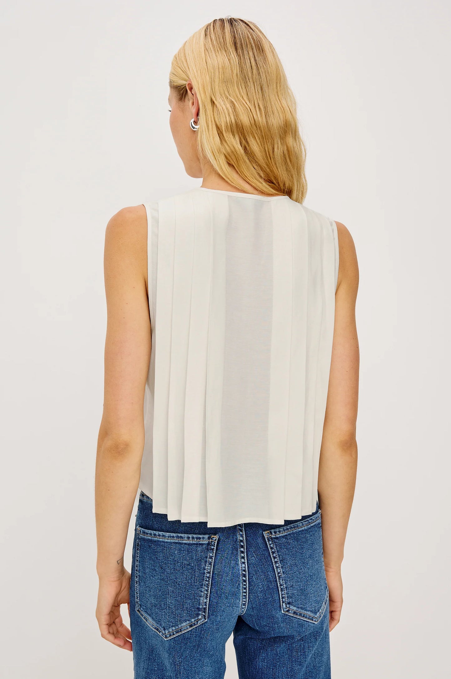 Rails - Aja top in Ivory
