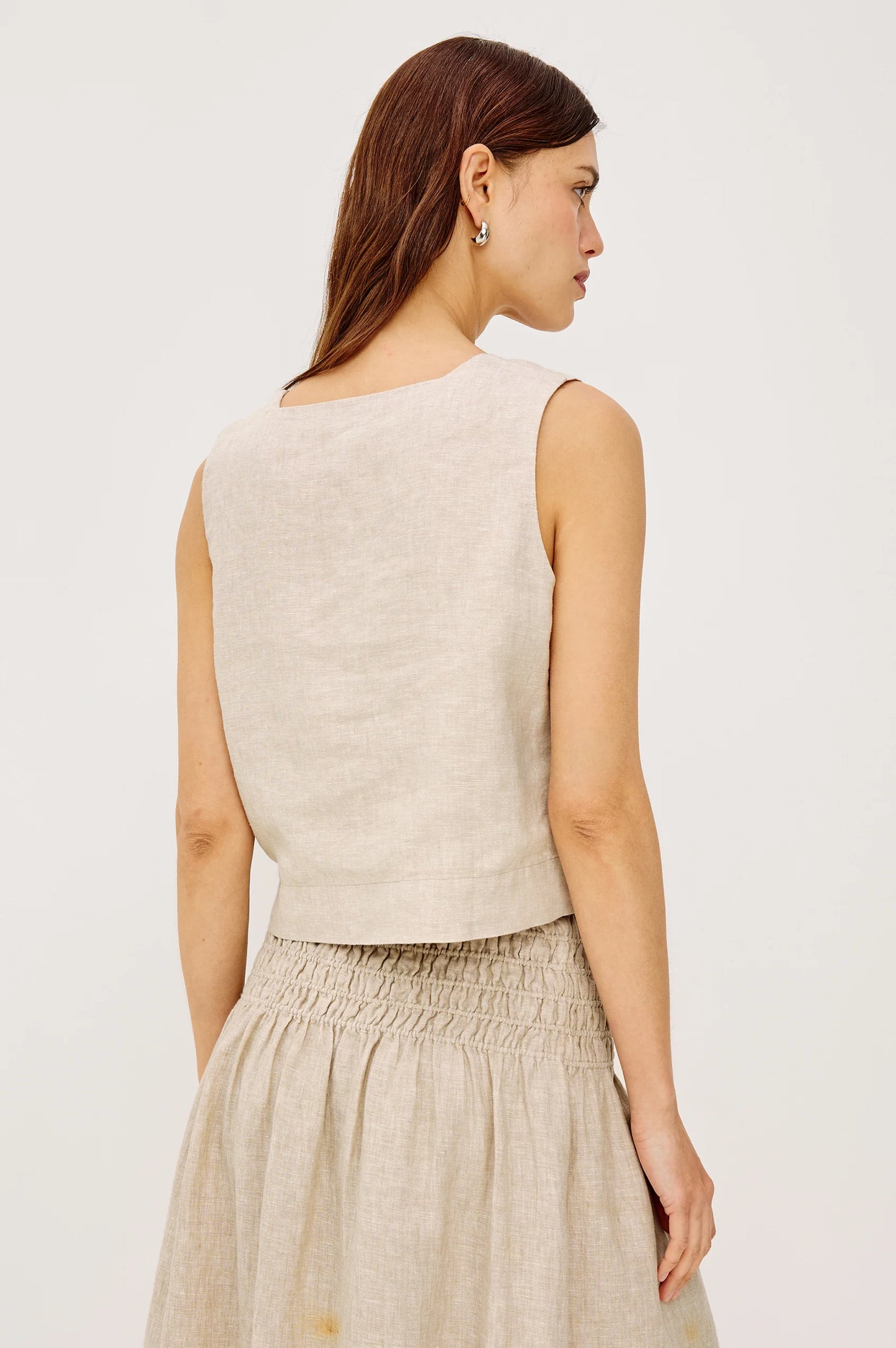 Rails - Akira top in Heathered Flax
